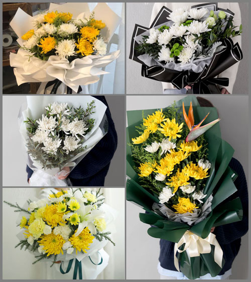 江苏南京浦口区汤泉街道白事花束代送